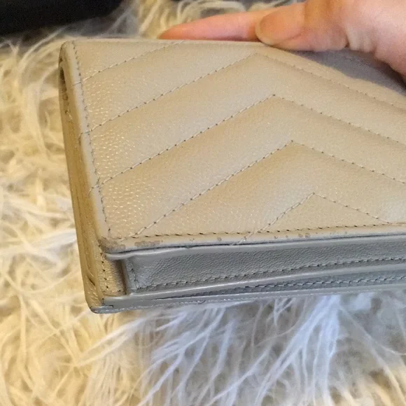 YSL Wallet in Sea Salt colour - Picture 4 of 13